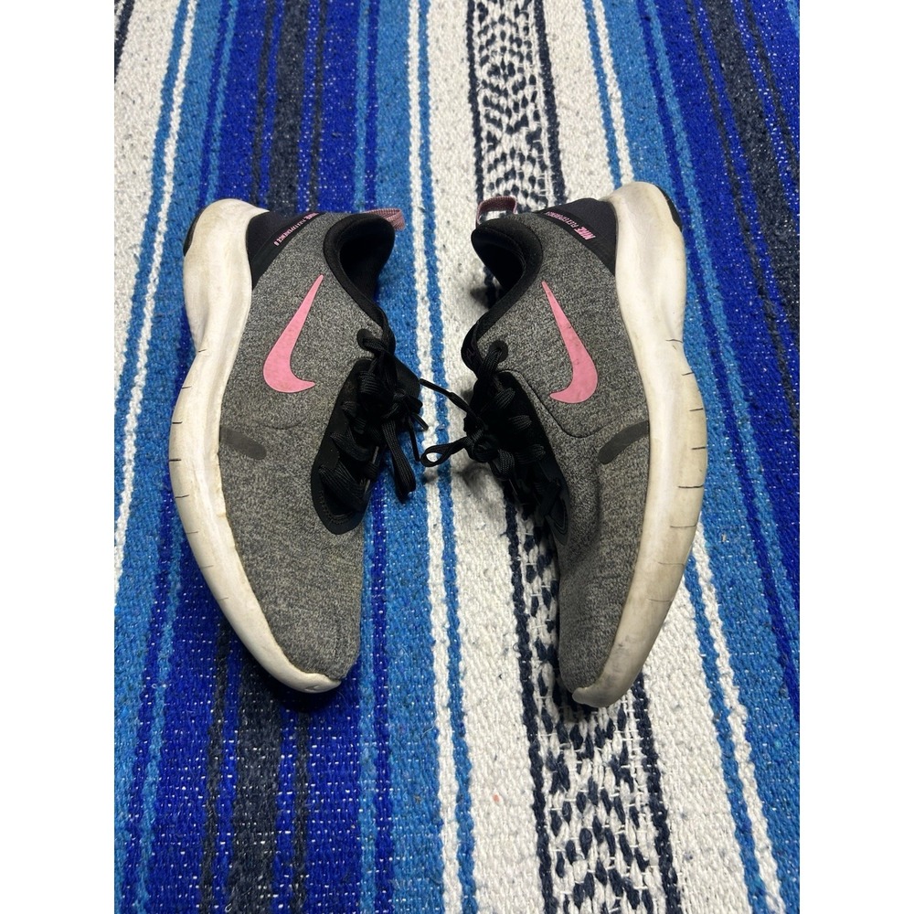 Nike Flex Experience 8 Women's Size 7.5 Gray Lace Up Running Shoes